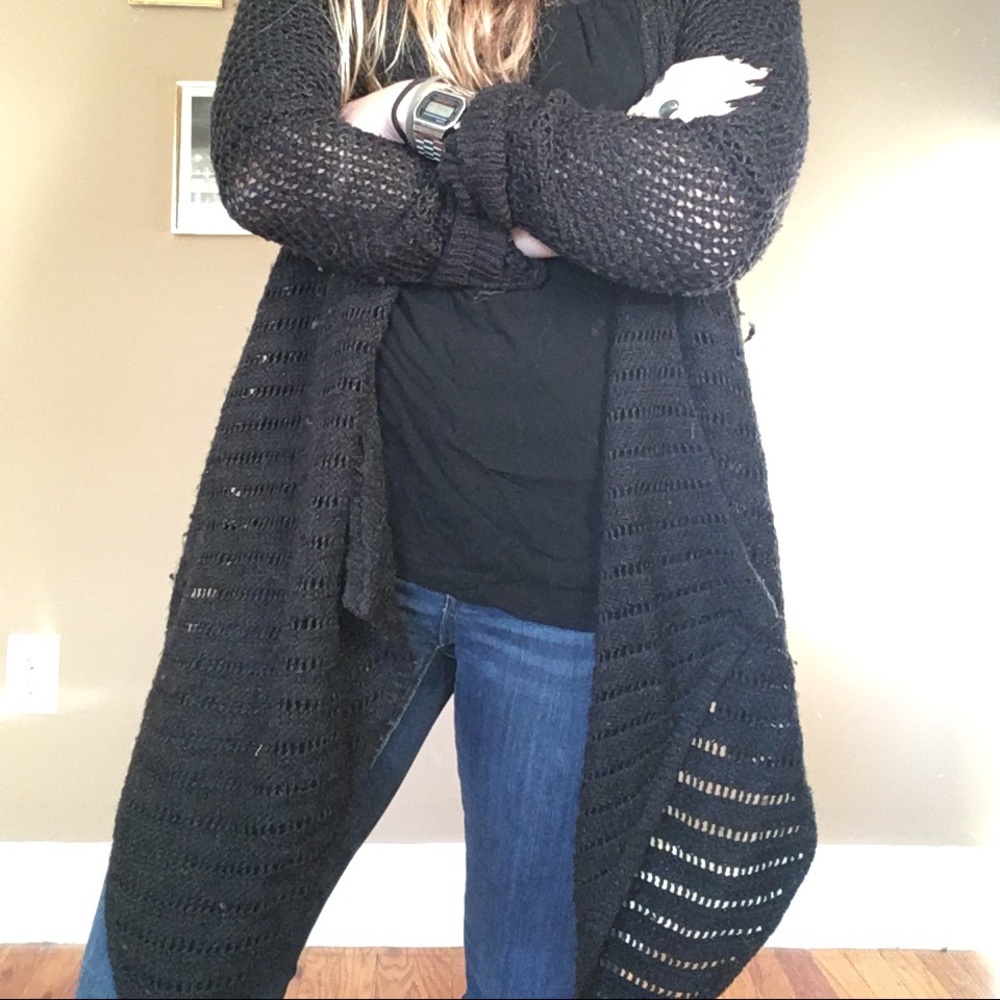Loose knit boho cardigan
